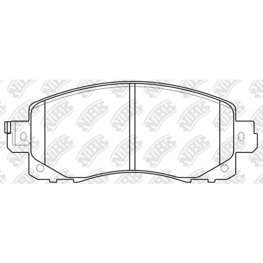pn7805 NiBK Тормозные колодки