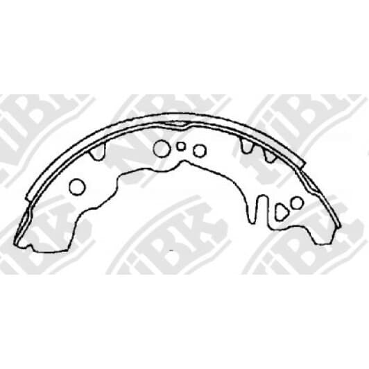 FN2397 NiBK Гальмівні колодки