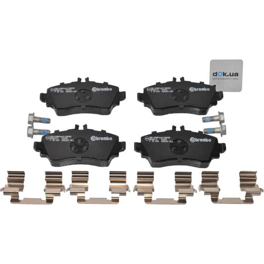 P 50 035 Brembo Гальмівні колодки для Mercedes A-Class