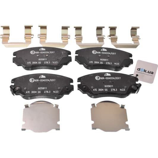 13.0460-5611.2 ATE Гальмівні колодки