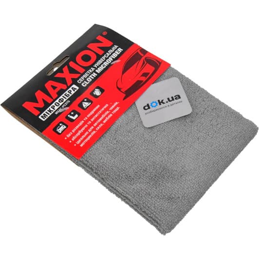 Салфетка Maxion MXAC-PC37G микрофибра 37x37 см