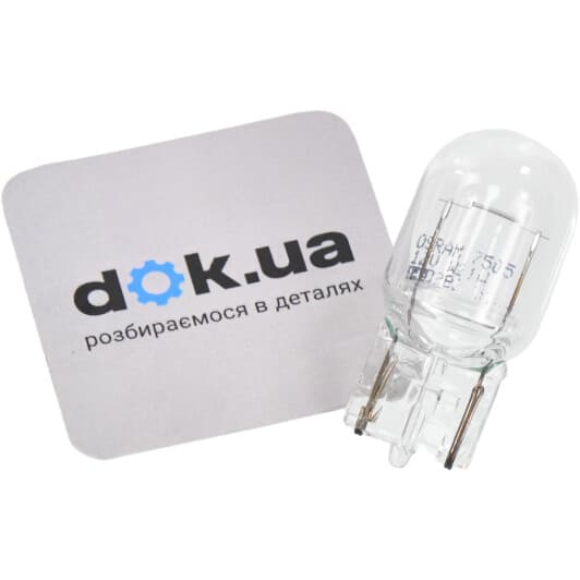 Автолампа Osram Original W21W W3x16d 21 W прозора 7505