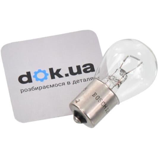 Автолампа Bosch Pure Light P21W BA15s 21 W прозрачная 1987302201