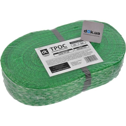 Трос буксирувальний Дорожная Карта DK46-PP186 стрічка 18 т 6 м