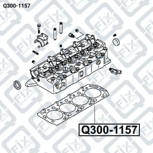 q3001157 Q-Fix Прокладка ГБЦ
