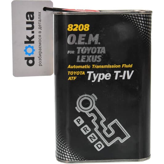 Mannol O.E.M. Toyota ATF Type T-IV (Metal) трансмісійна олива