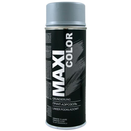 Грунт аэрозольный акриловый Maxi Color серый