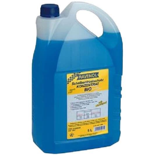 Концентрат омывателя Ravenol Scheibenfrostschutz BIO зимний -60 °С цитрусовый (5 л)