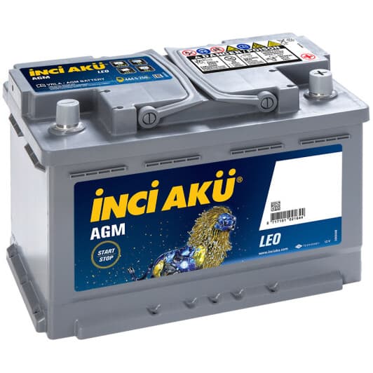 Аккумулятор Inci Aku 6 CT-70-R Start-Stop AGM Leo L3070076013