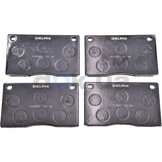 LP132 Delphi Тормозные колодки