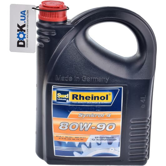 SWD Rheinol Synkrol 4 GL-4 80W-90 (4 л) трансмиссионное масло