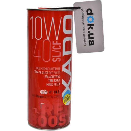 Xado Atomic Oil SL/CF RED BOOST 10W-40 (1 л) моторна олива