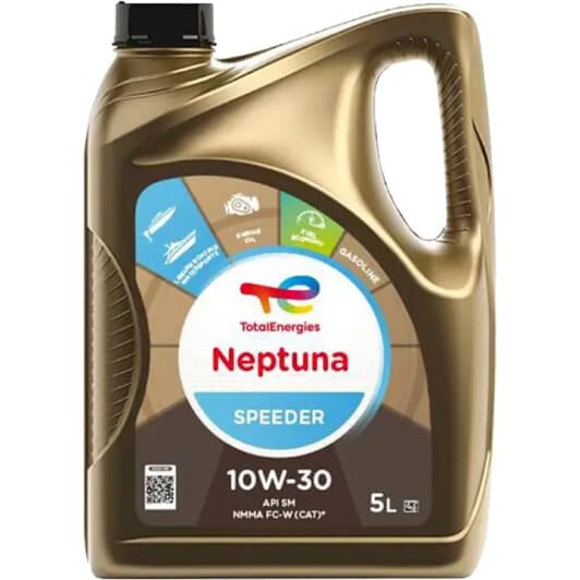 Моторное масло 4T Total Neptuna Speeder 10W-30 синтетическое
