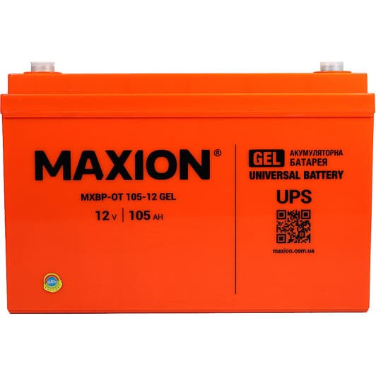 Тяговий акумулятор Maxion MXBP-OT 105-12 MXBPOT10512GEL 105 Аг 12 В