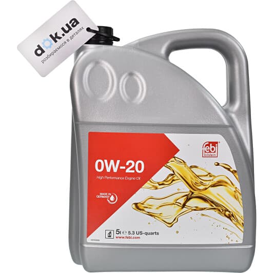 Febi High Performance Engine Oil 0W-20 (5 л) моторное масло