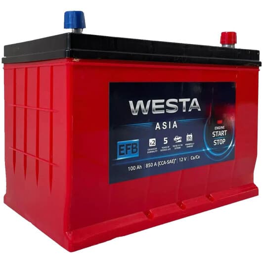Аккумулятор Westa 6 CT-100-R Asia WAE100