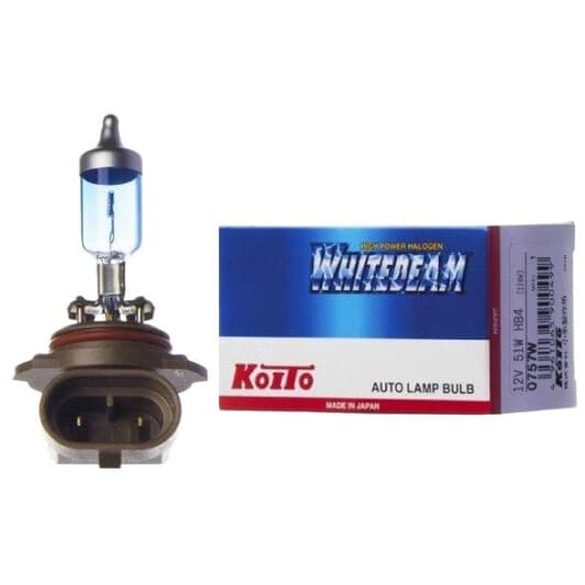 Автолампа KOITO Whitebeam HB4 P22d 55 W прозоро-блакитна 0757W
