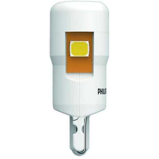 Автолампа Philips Ultinon Pro7000 W5W W2,1x9,5d 0,87 W белая 11961WU70X2