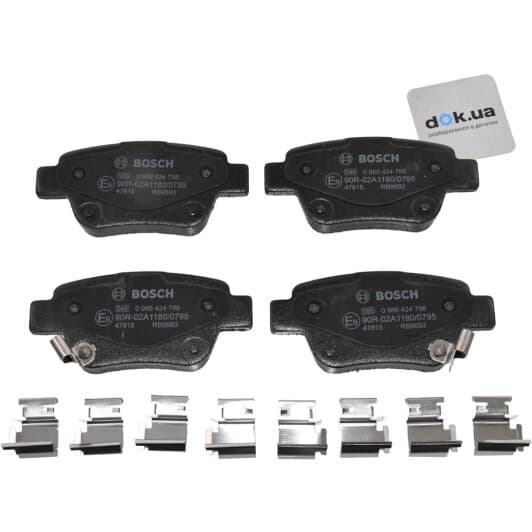 0 986 424 798 Bosch Тормозные колодки