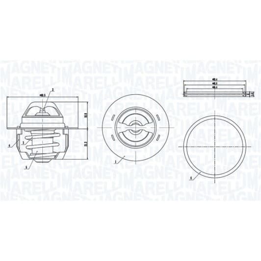 352317005140 Magneti Marelli Термостат