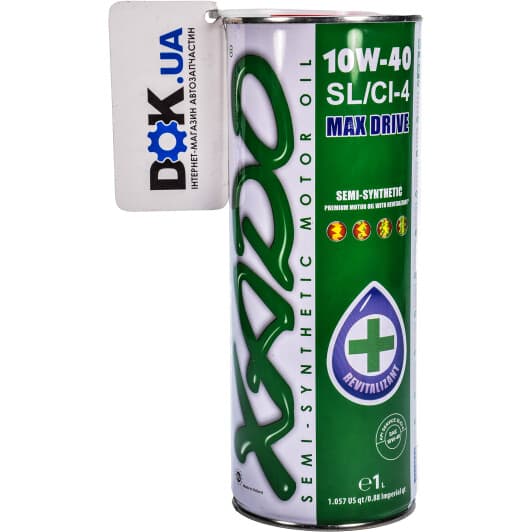 Xado Atomic Oil SL/CI-4 10W-40 (1 л) моторна олива