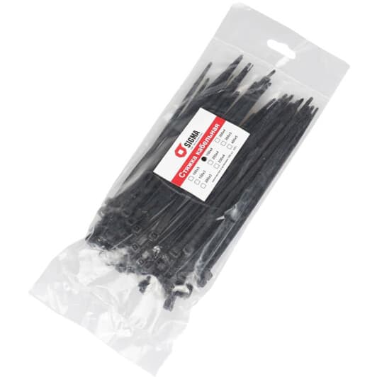 Стяжка Sigma Car Accessories 11372 150 мм 4 мм 100 шт