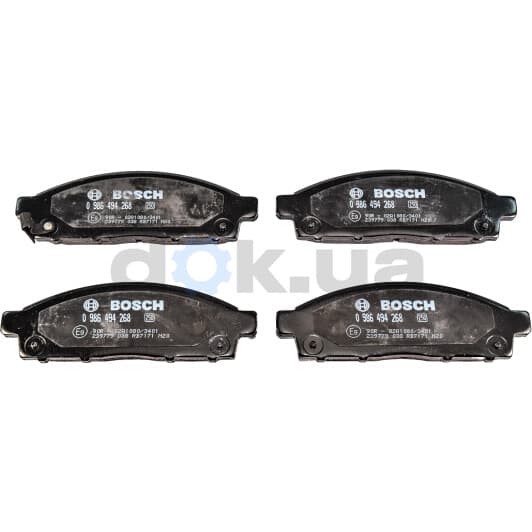 0 986 494 268 Bosch Тормозные колодки