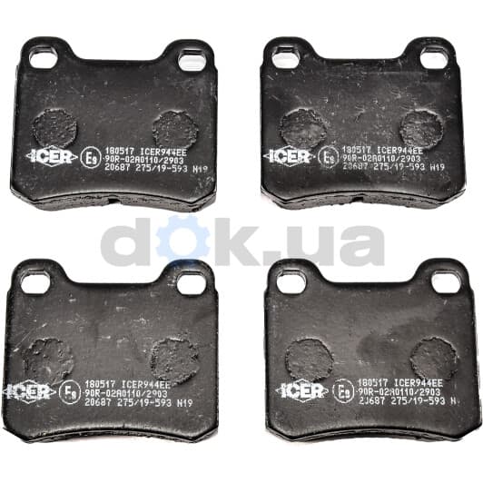 180517 Icer Тормозные колодки