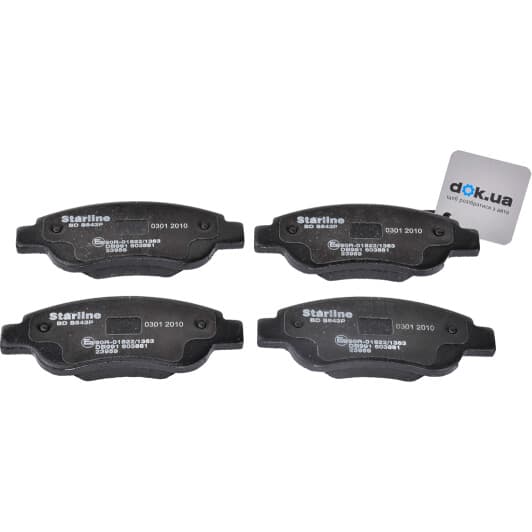 BD S843P Starline Тормозные колодки