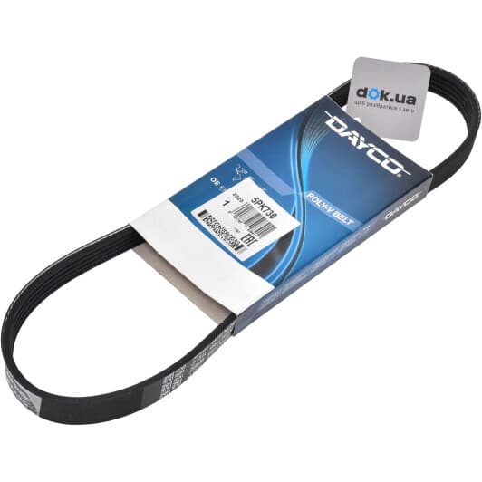 5PK736 Dayco Поліклиновий ремінь