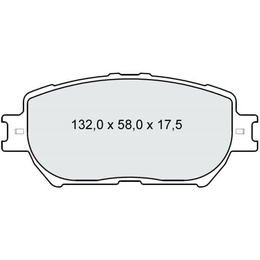D225E DAfmi Гальмівні колодки