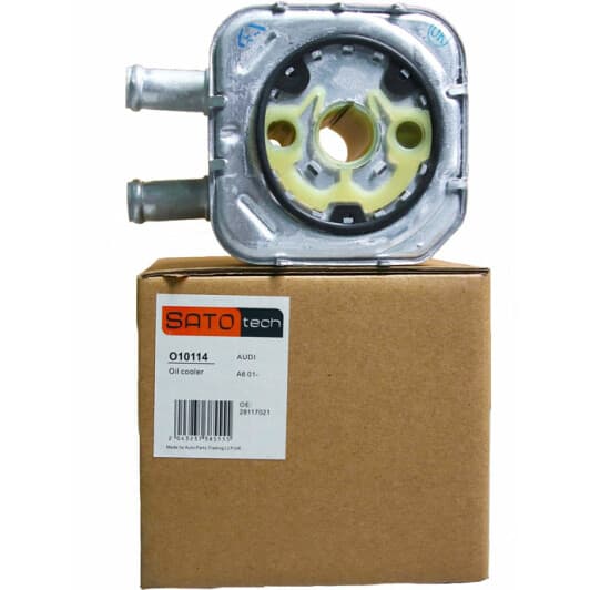 O10114 SATO tech Масляный радиатор двигателя