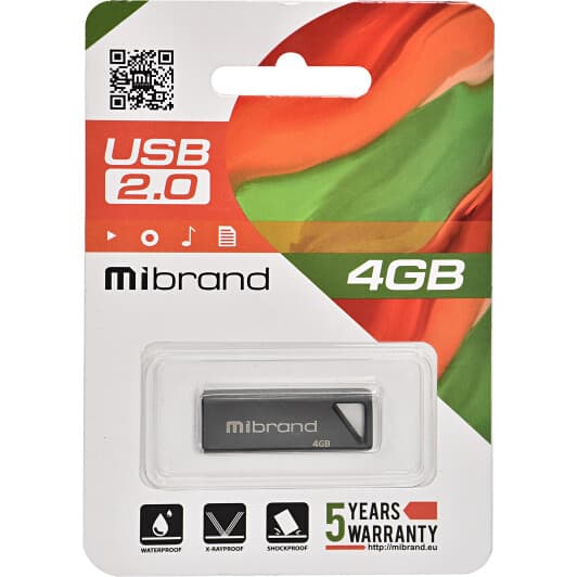 Флешка Mibrand Stingray 4 ГБ