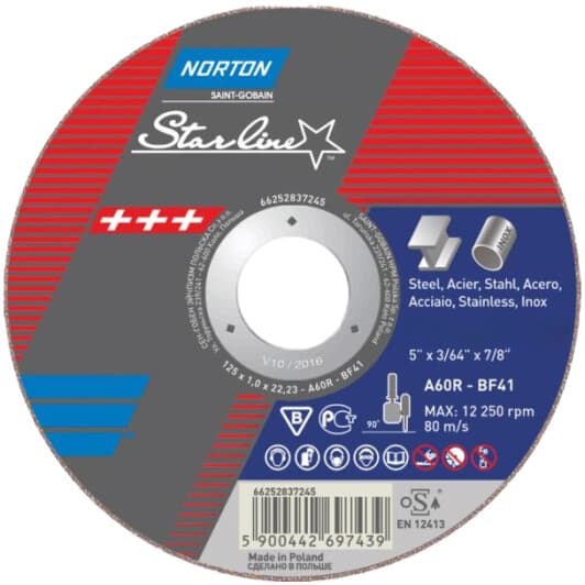 Круг відрізний Norton GV66252837247 180 мм