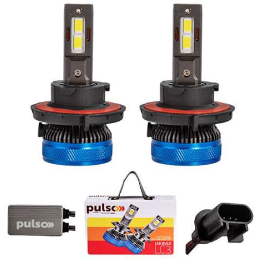 Автолампа Pulso LC3 H13 P26.4t 65 W белая LC3-H13