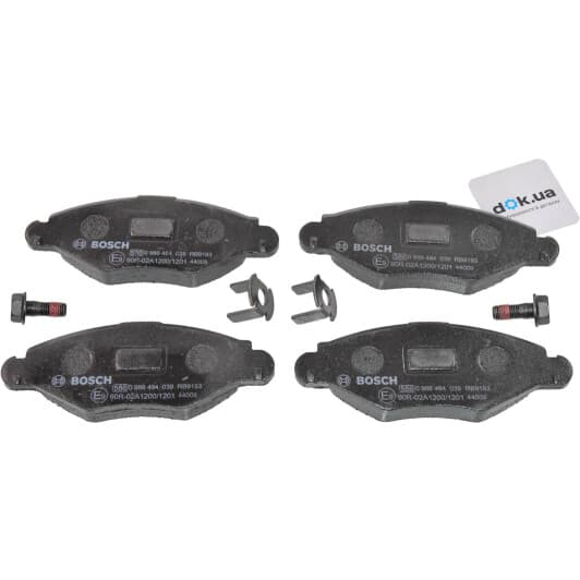 0 986 494 039 Bosch Гальмівні колодки