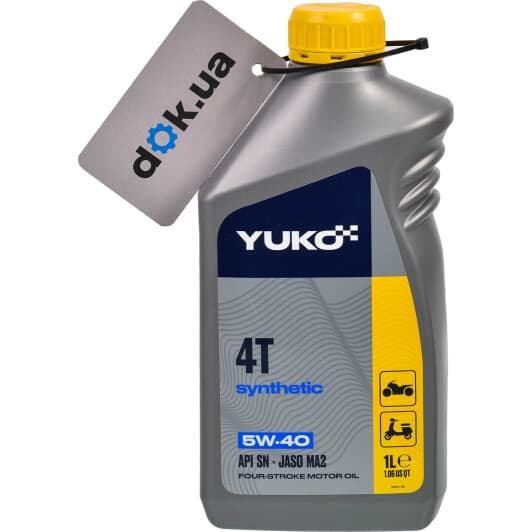 Моторна олива 4т Yuko 5W-40 синтетична