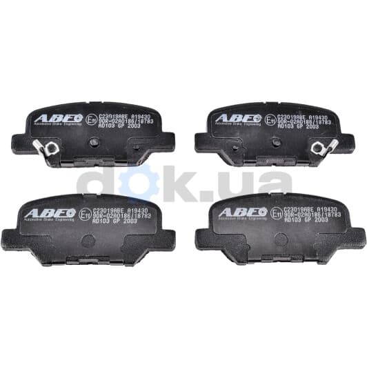 C23019ABE ABE Тормозные колодки