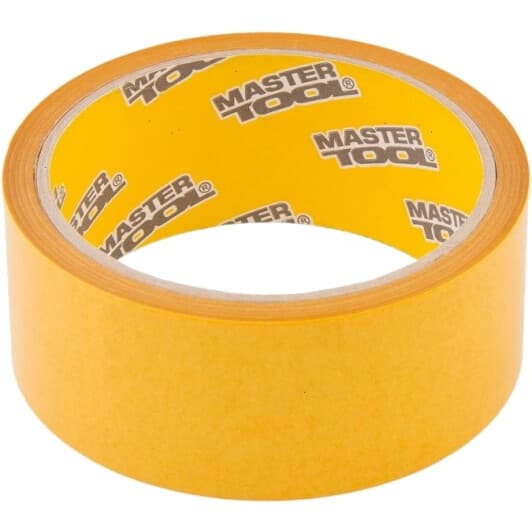 Двосторонній скотч MasterTool 77-3525 на поліпропіленовій основі 50 мм Х 25 м