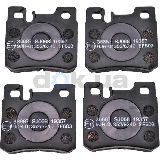 36687 A.B.S. Тормозные колодки