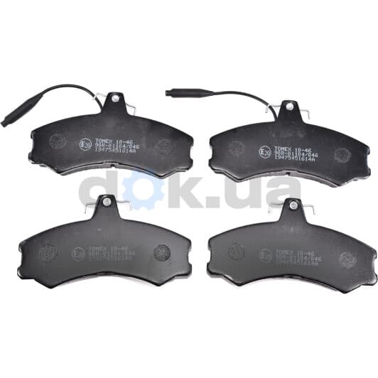 1046 Tomex Тормозные колодки