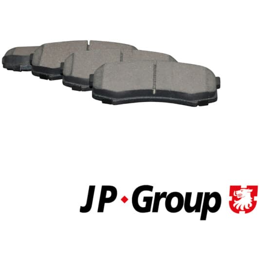 4863701710 JP Group Гальмівні колодки