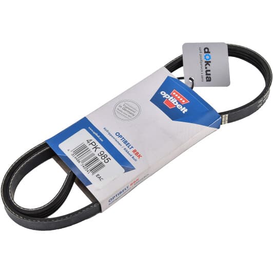 4 PK 985 Optibelt Поликлиновой ремень