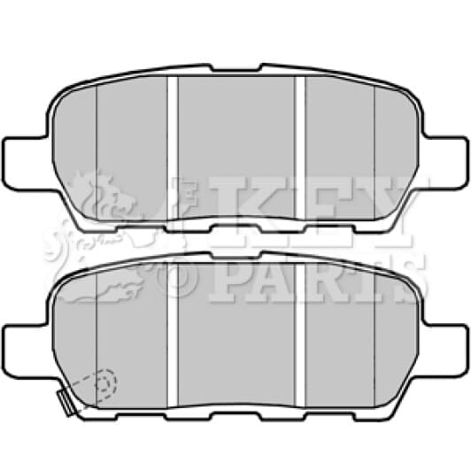 kbp2326 Key Parts Тормозные колодки