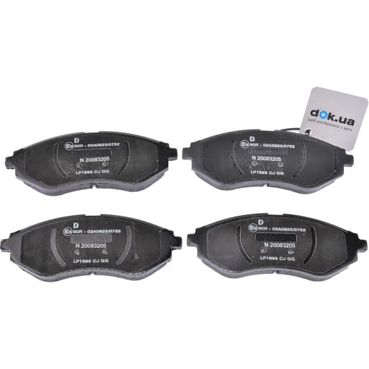 LP1895 Delphi Тормозные колодки