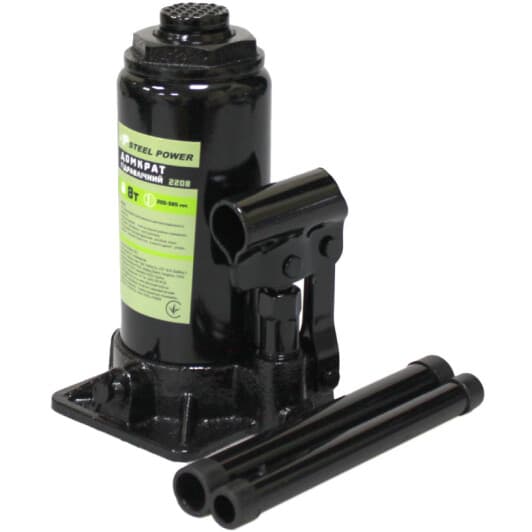 Домкрат Steel Power пляшковий гідравлічний 8 т 2208