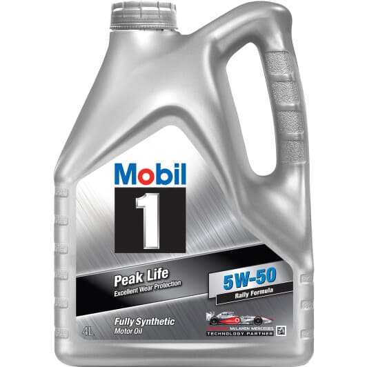 Mobil Peak Life 5W-50 (4 л) моторное масло