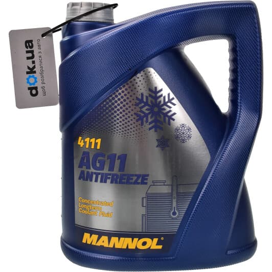 Mannol AG11 Longterm G11 синий 5 л (MN4111-5) концентрат антифриза