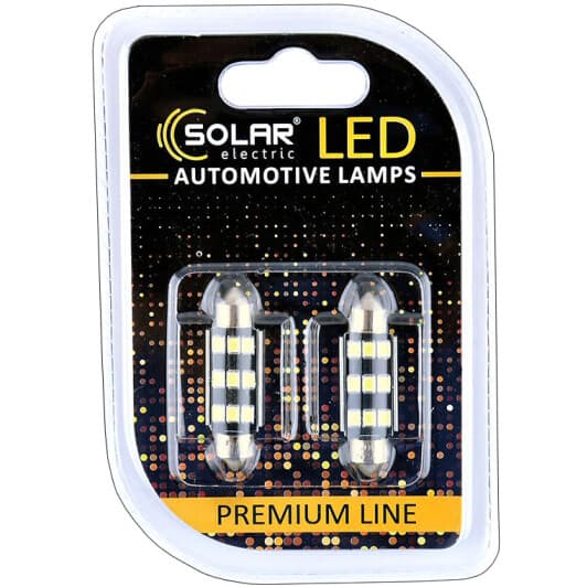 Автолампа Solar T11x39 SV8,5 sl1363