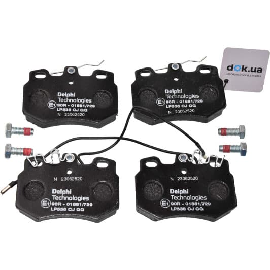 LP536 Delphi Тормозные колодки